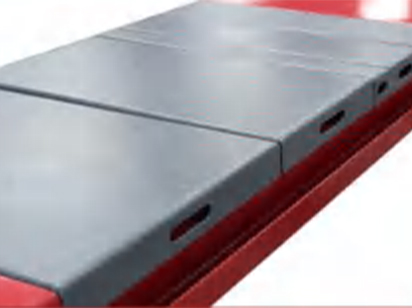 Grooves box with waist hole