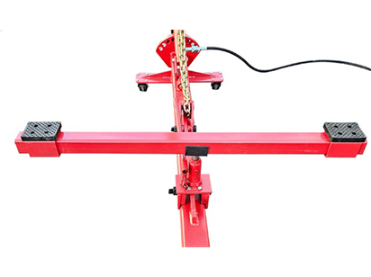 Hydraulic jack with a lifting capacity ofup to 2 tons, featuring strong power