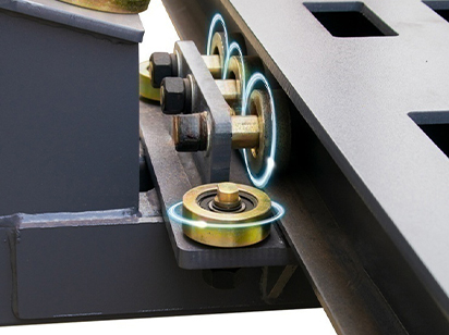 Smoothly rolling pulling tower casters enable flexible movement and easy operation.